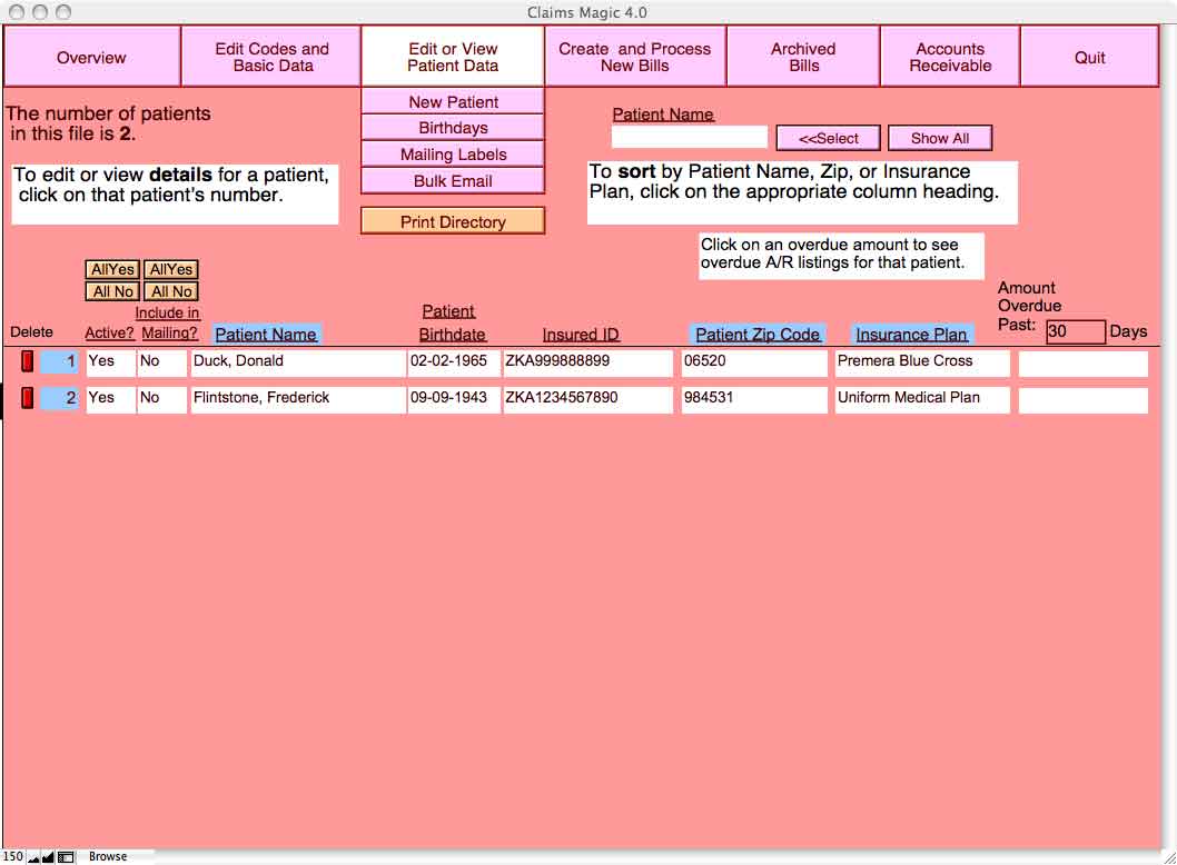 Patient List